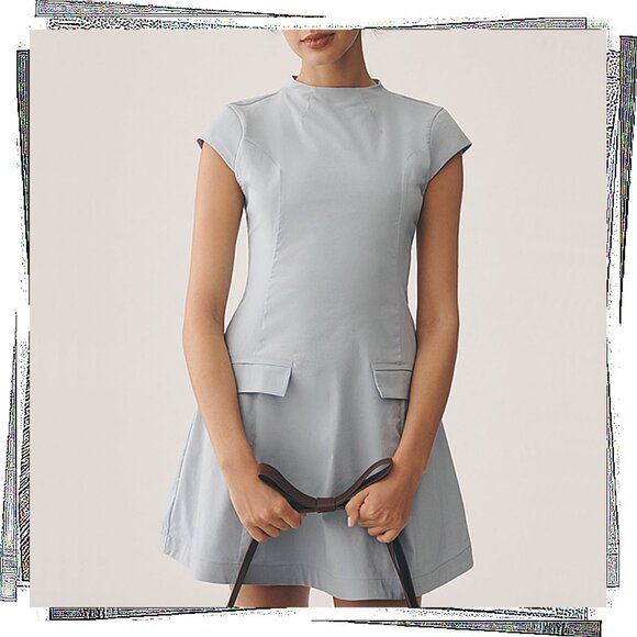 Anthropologie Light Blue Dress - Picture 1 of 3